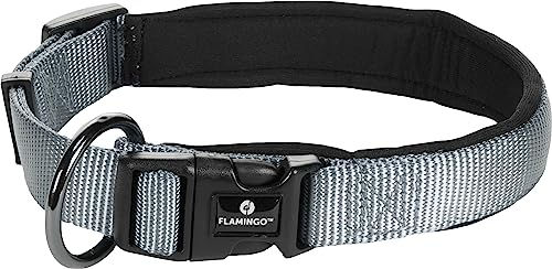 Produktbild von Flamingo Halsband Abbi grau Größe S