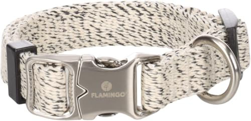 Flamingo Halsband Lago weiß/schwarz XS – Bild 1 von 4