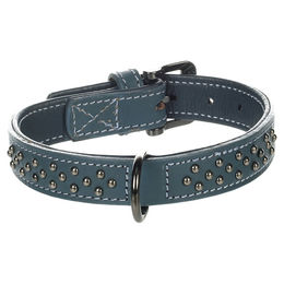 Flamingo Halsband mit Nieten Denver blau – Bild 1 von 4