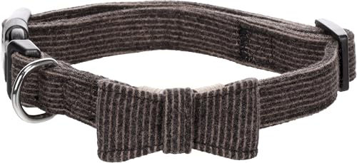 Flamingo Halsband mit Schleife Herbert dunkelbraun Größe M – Bild 1 von 4