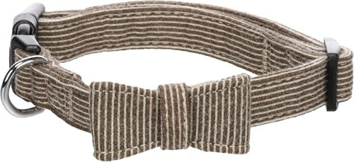 Flamingo Halsband mit Schleife Herbert hellbraun Größe M – Bild 1 von 4