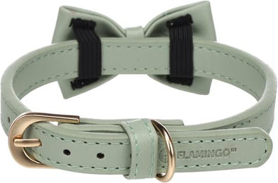 Flamingo Halsband mit Schleife NELA Mintgrün – Bild 1 von 3