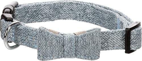 Flamingo Halsband mit Schleife Nelson blau Größe M – Bild 1 von 3