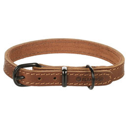 Flamingo Halsband Montana Cognac Größe S – Bild 1 von 4