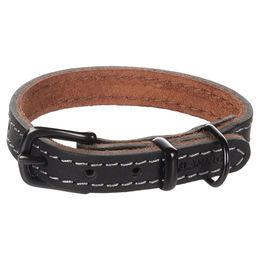 Flamingo Halsband Montana Leder schwarz XS – Bild 1 von 4