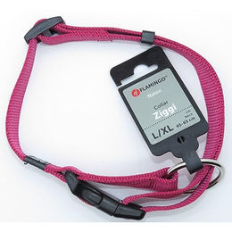 Flamingo Halsband Ziggi kirschrot Größe L – Bild 1 von 4