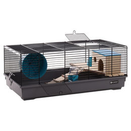 Flamingo Hamsterkäfig Jang schwarz/grau – Bild 1 von 4