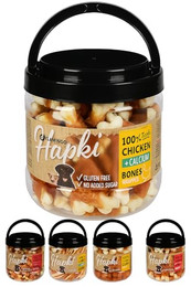 Produktbild von Flamingo Hapki Hundesnack mit Huhn und Kalziumknochen - 650 g