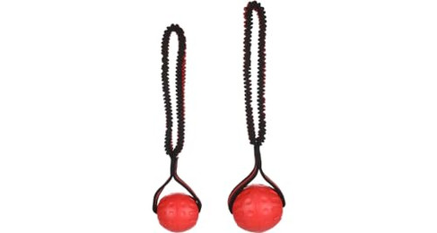 Produktbild von Flamingo HS STREKTA TPR Ball mit Bungee Rot/Schwarz L