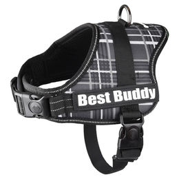 Produktbild von Flamingo Hunde-Geschirr Best Buddy Pluto schwarz Grid