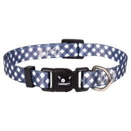 Produktbild von Flamingo Hunde-Halsband Salome grau/weiß