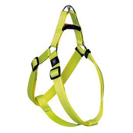 Produktbild von Flamingo Hunde & Katzen Geschirr Step & Go Len Gelb 60-90cm 25mm