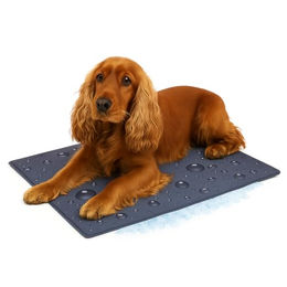 Flamingo Hunde Kühlmatte Drop Grau M 70x50cm - 1 Stk. – Bild 1 von 6