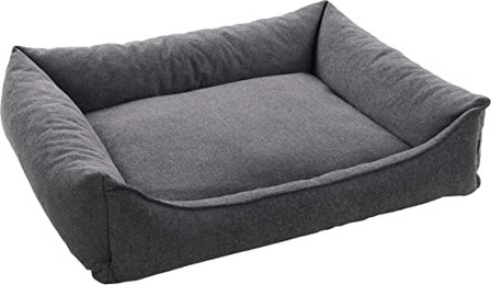 Produktbild von Flamingo Hundebett Avalon rechteckig dunkelgrau