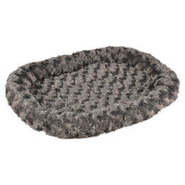 Flamingo Hundebett Cuddly flach grau – Bild 1 von 2