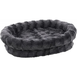 Flamingo Hundebett Dorian oval grau – Bild 1 von 3
