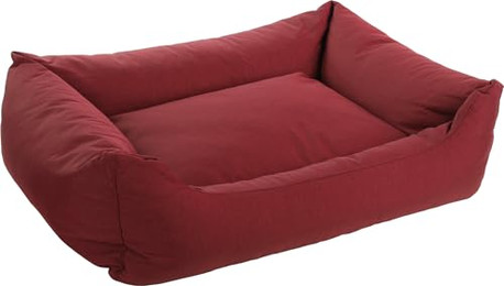 Produktbild von Flamingo Hundebett Genève Rechteckig Bordeaux