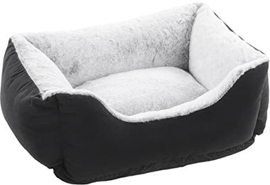 Flamingo Hundebett Iduna rechteckig schwarz – Bild 1 von 4