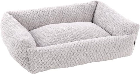 Flamingo Hundebett Jacquard rechteckig grau – Bild 1 von 5