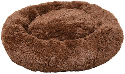 Flamingo Hundebett Krems rund dunkelbraun 70 cm - 70 cm – Bild 1 von 3