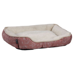 Produktbild von Flamingo Hundebett Lilly rechteckig rosa, Maße: 50 x 40 x 12 cm