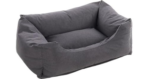 Flamingo Hundebett Lotta rechteckig grau – Bild 1 von 4