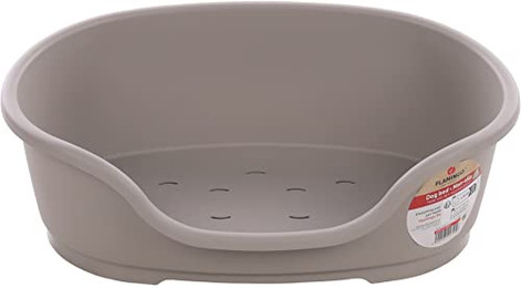 Produktbild von Flamingo Hundebett Tuck Oval Grau Größe S