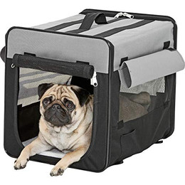 Produktbild von Flamingo Hundebox Smart Top Plus Schwarz 109x71x81cm
