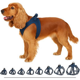 Flamingo Hundegeschirr Step&Go Bento Dunkelblau M – Bild 1 von 8