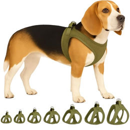 Flamingo Hundegeschirr Step&Go Bento Khaki Größe L – Bild 1 von 8