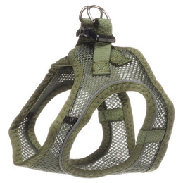 Produktbild von Flamingo Hundegeschirr Step&Go Bento S für kleine Hunde khaki