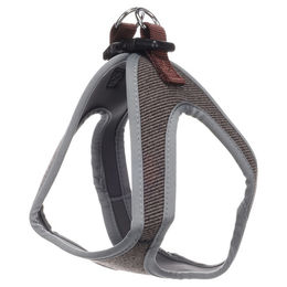 Flamingo Hundegeschirr Step & Go Herbert dunkelbraun Größe L – Bild 1 von 4