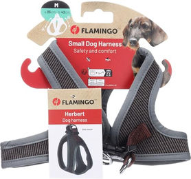 Flamingo Hundegeschirr Step&Go Herbert Dunkelbraun M – Bild 1 von 4