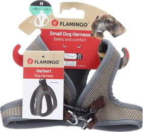 Flamingo Hundegeschirr Step&Go Herbert Hellbraun M – Bild 1 von 4
