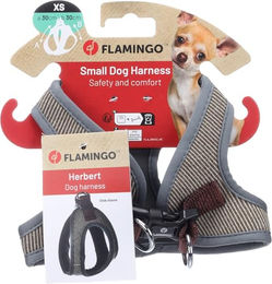 Flamingo Hundegeschirr Step & Go Herbert hellbraun XS – Bild 1 von 4
