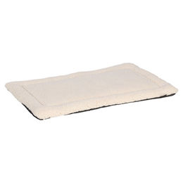 Produktbild von Flamingo Hundekissen Felpa rechteckig weiß, Maße: 70,5 x 41,5 x 2 cm