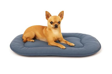 Flamingo Hundekissen Firenze Dünnes Ovales Kissen Blau 45x33x3 cm – Bild 1 von 5
