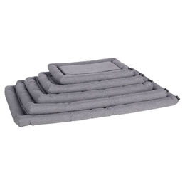 Flamingo Hundekissen Hanka rechteckig grau mit Rand, Maße: 116 x 69 x 5,5 cm – Bild 1 von 3