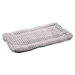 Flamingo Hundekissen Stella rechteckig flach grau/weiß – Bild 1 von 3