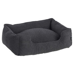 Produktbild von Flamingo Hundekorb Fahra rechteckig dunkelgrau, Maße: 65 x 50 x 20 cm