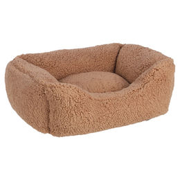 Produktbild von Flamingo Hundekorb Felpa rechteckig mokka, Maße: 50 x 40 x 18 cm