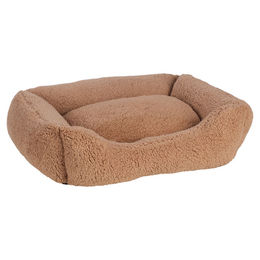 Produktbild von Flamingo Hundekorb Felpa rechteckig mokka, Maße: 65 x 50 x 20 cm