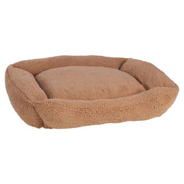 Produktbild von Flamingo Hundekorb Felpa rechteckig mokka, Maße: 80 x 67 x 22 cm