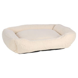 Produktbild von Flamingo Hundekorb Felpa rechteckig weiß, Maße: 80 x 67 x 22 cm