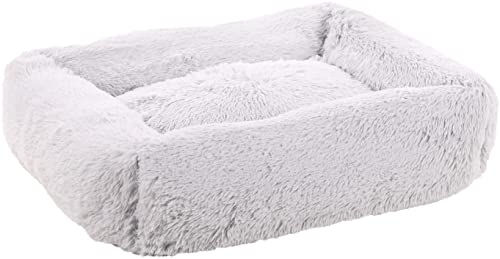 Flamingo Hundekorb Krems rechteckig hellgrau – Bild 1 von 3