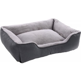 Flamingo Hundekorb Suza Rechteckig Grau 50x40x16cm – Bild 1 von 3