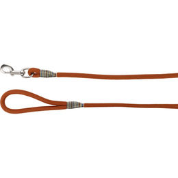 Produktbild von Flamingo Hundeleine Athos Cognac, Maße: 130 cm x 1,2 cm / Ø: 1,2 cm