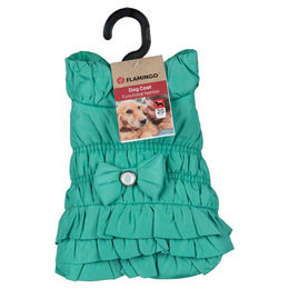 Produktbild von Flamingo Hundemantel Esther grün, Rückenlänge: 20 cm