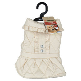 Produktbild von Flamingo Hundemantel Jewel beige, Rückenlänge: 25 cm