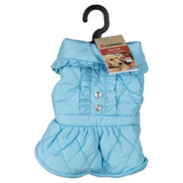 Produktbild von Flamingo Hundemantel Jewel hellblau, Rückenlänge: 20 cm
